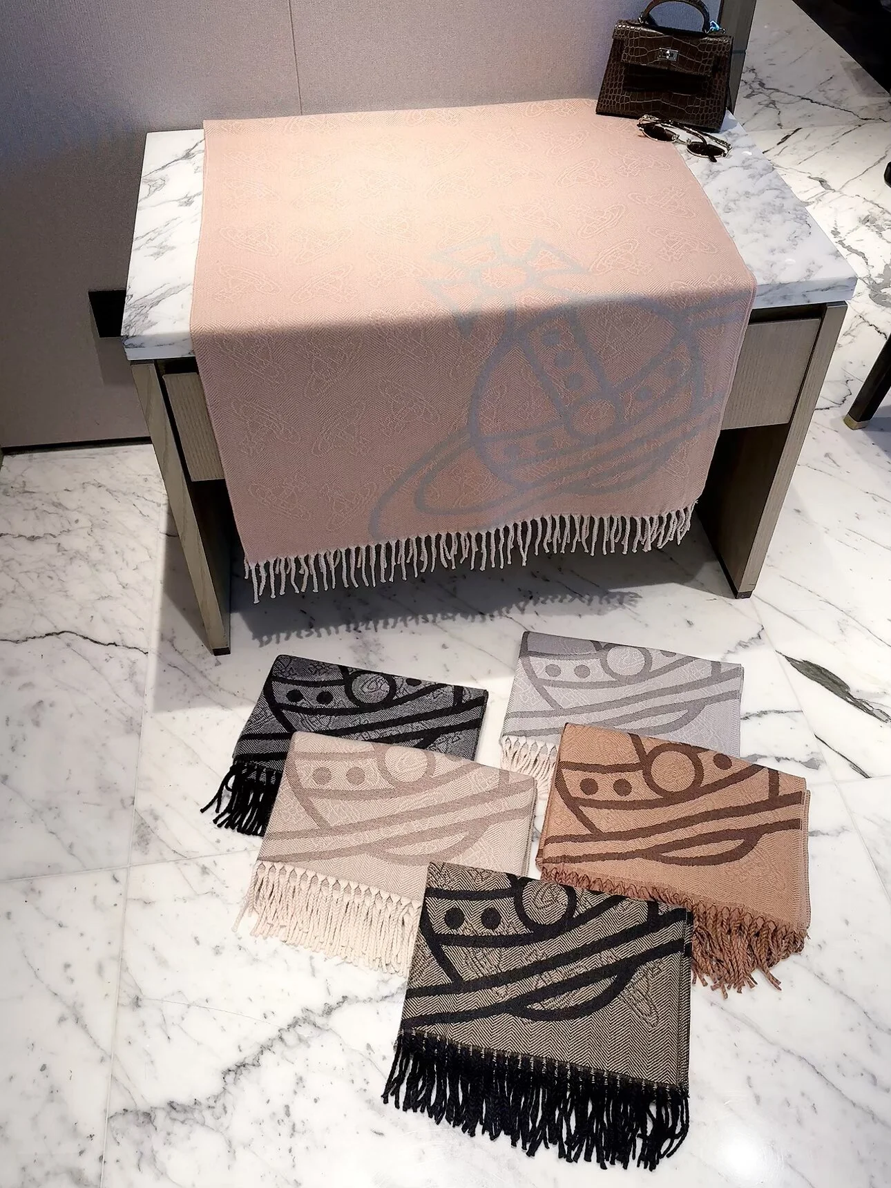 VIVIENNE WESTWOOD Scarves Grey D510070121 - Image 9