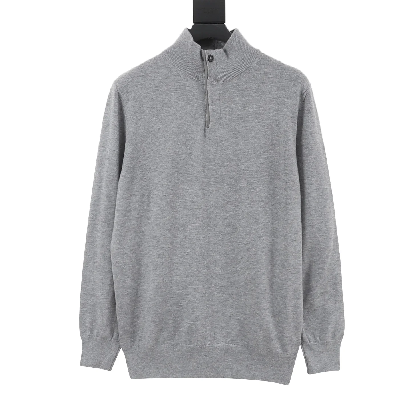 ZEGNA Sweaters Merino Wool Leather Grey M-XXL B50202610040093